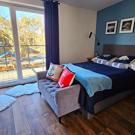 Apartament Grunwaldzka 105 Z Tarasem 5O M Do Plazy Pobierowo Bagian luar foto
